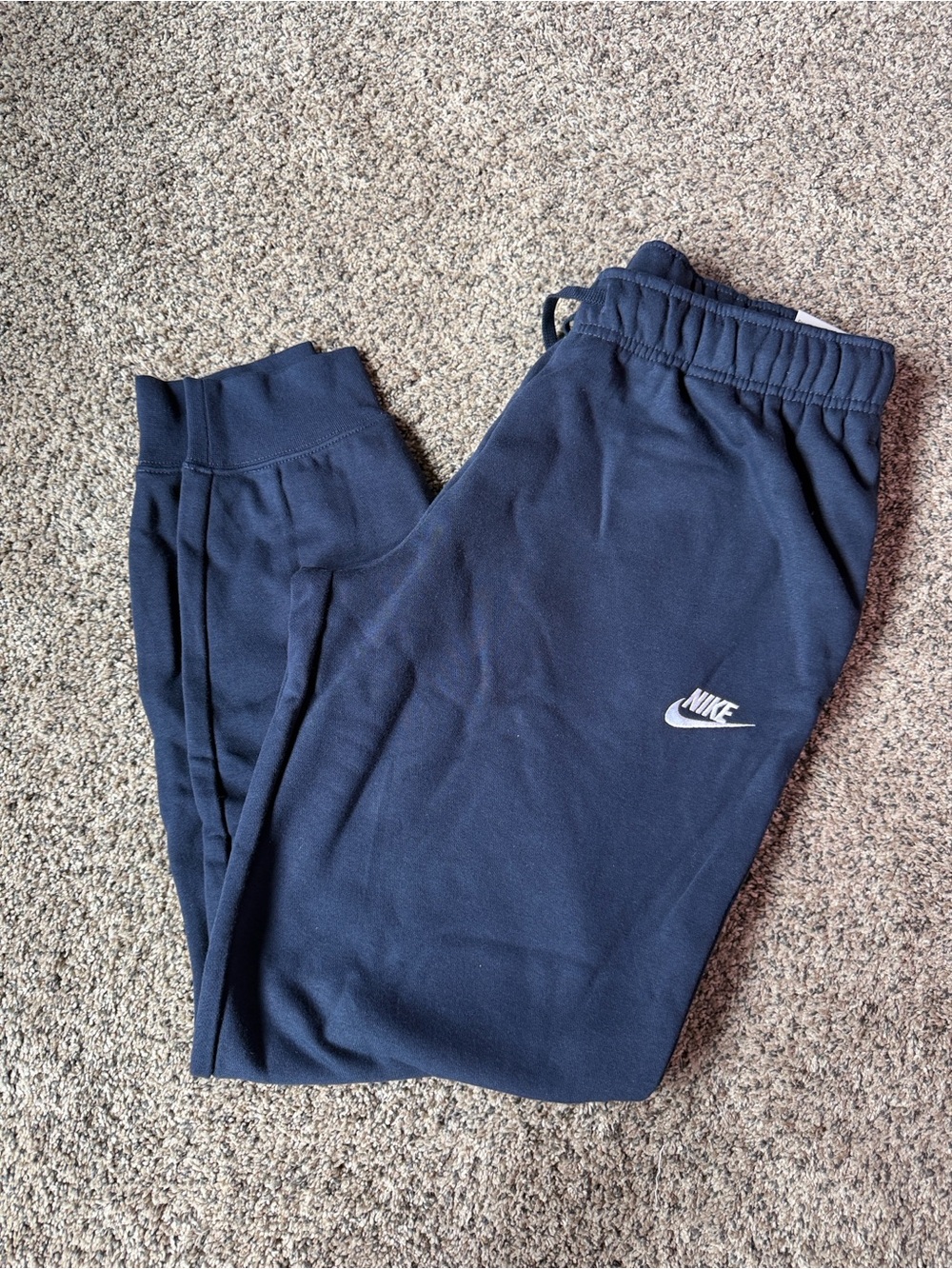 Nike Navy Blue Fleece Jogger Pants women’s